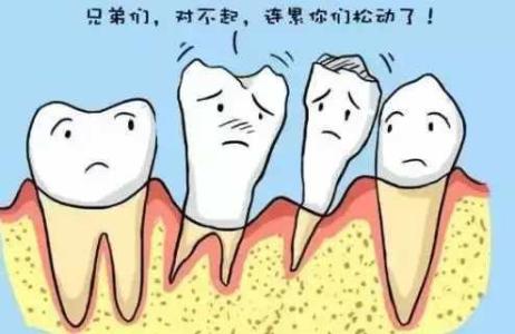 牙齒鬆動的原因