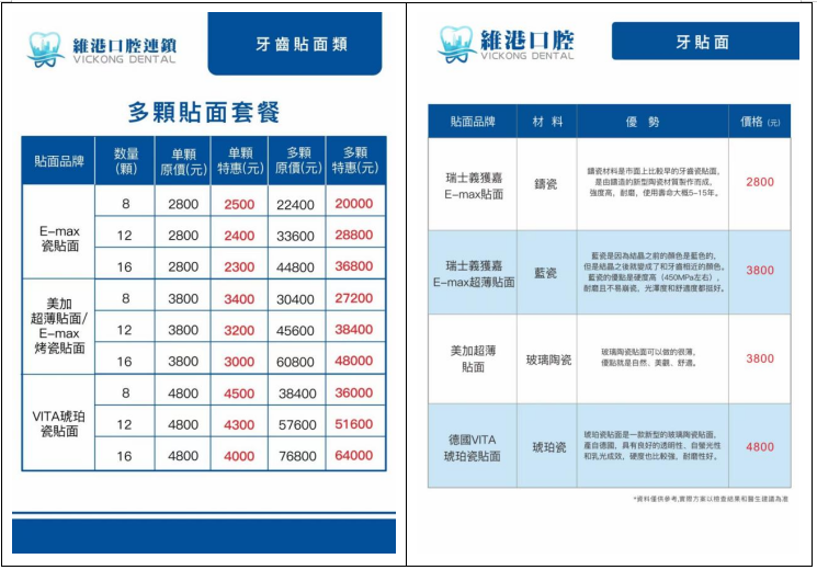 维港牙贴片
